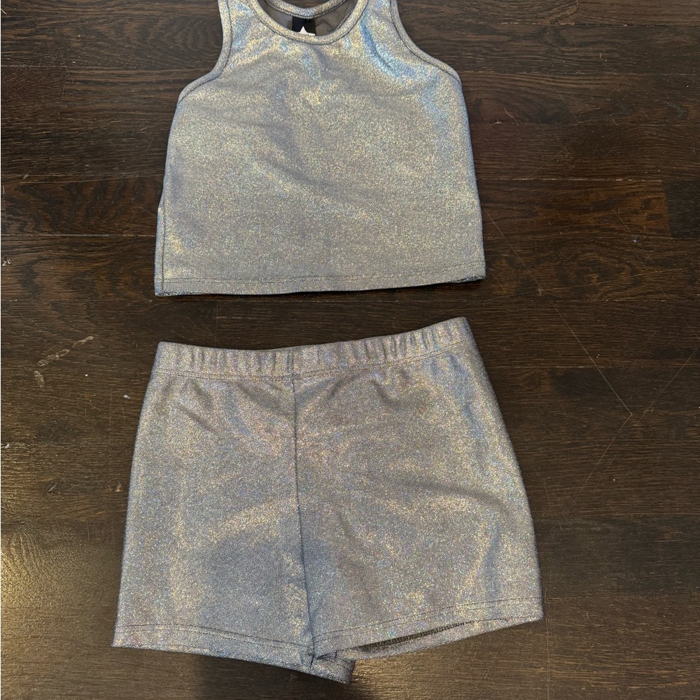 Shimmering Silver Kids Matching Set